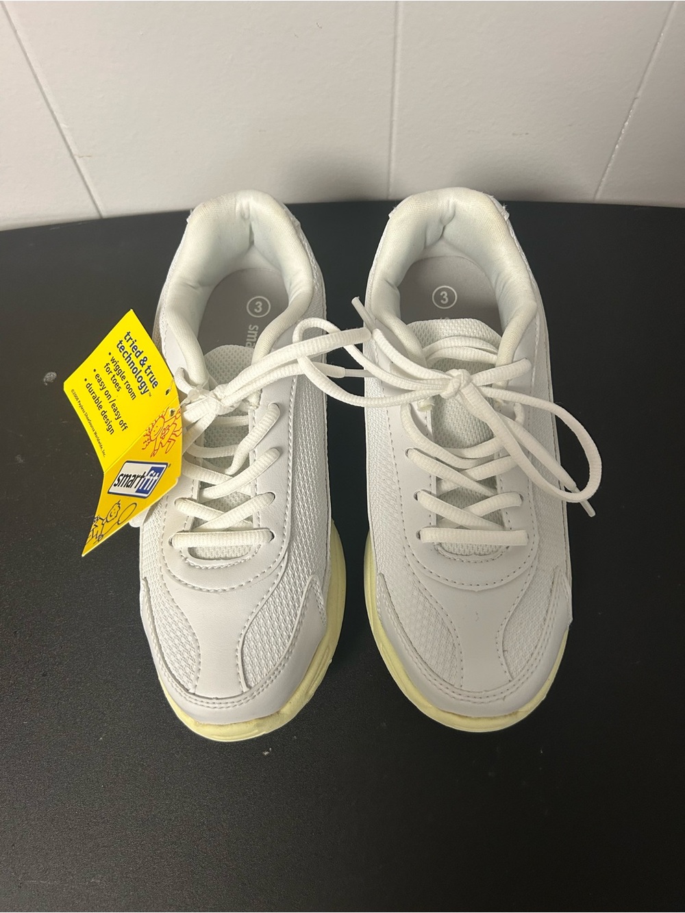 Cheer sneaker youth white yellow sneaker  BRAND NEW youth 3
